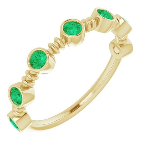 Zoriah Emerald  Engagement Ring