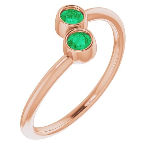 Yareni Emerald  Engagement Ring