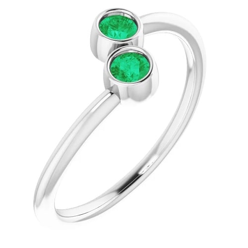 Yareni Emerald  Engagement Ring