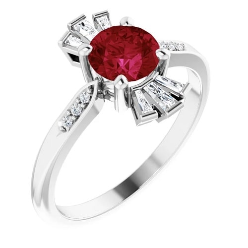Joanna 1.29 Carat Lab Grown Ruby 
