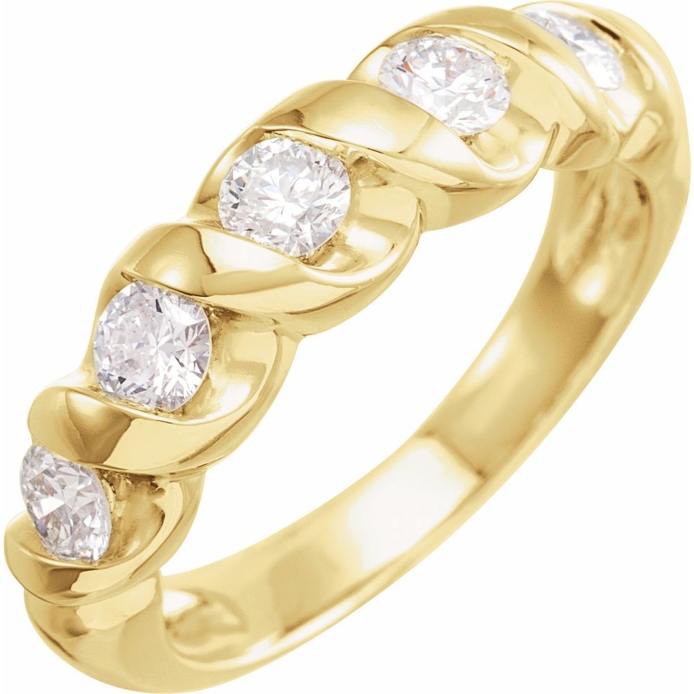 Debyanne Natural Bezel  Diamond Ring