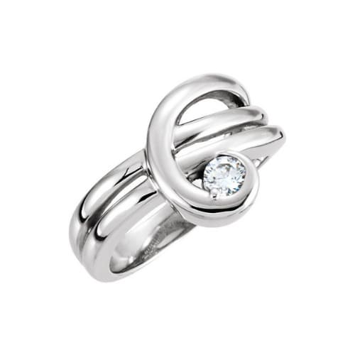 1.25 Ct Natural Round Cut Davita  Solitaire Diamond Rings in Silver 925