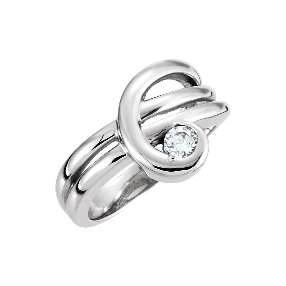 1.25 Ct Natural Round Cut Davita  Solitaire Diamond Rings in Silver 925