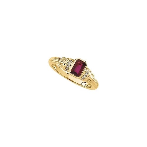 Laura Natural Ruby  Engagement Ring