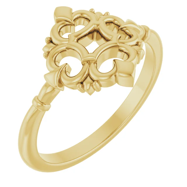 Nari  in 9K Yellow Gold