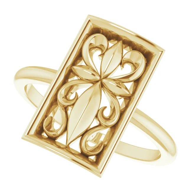 Nara  in 9K Yellow Gold