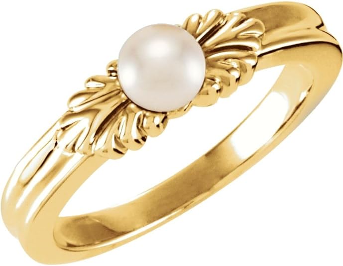 Natural Round Cut Nayra Gemstone Diamond Rings in 14K Yellow Gold