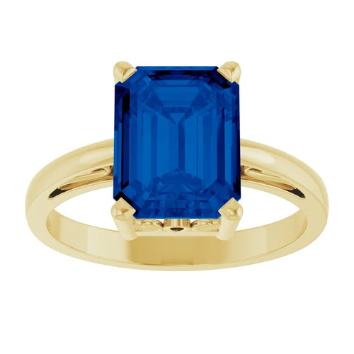 Arykah Blue Sapphire  Engagement Ring