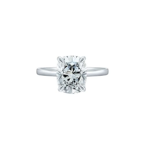 Albretta Natural Diamond 4 Prong Set Classic Solitaire Engagement Ring