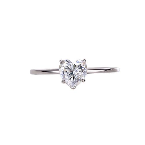 Medona Lab Grown Diamond 4 Prong Classic Solitaire Engagement Ring