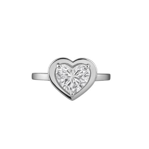 Medonna Lab Grown Diamond 3 Prong Classic Solitaire Engagement Ring