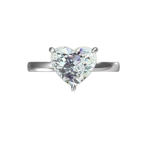 Medolin Lab Grown Diamond 3 Prong Classic Solitaire Engagement Ring