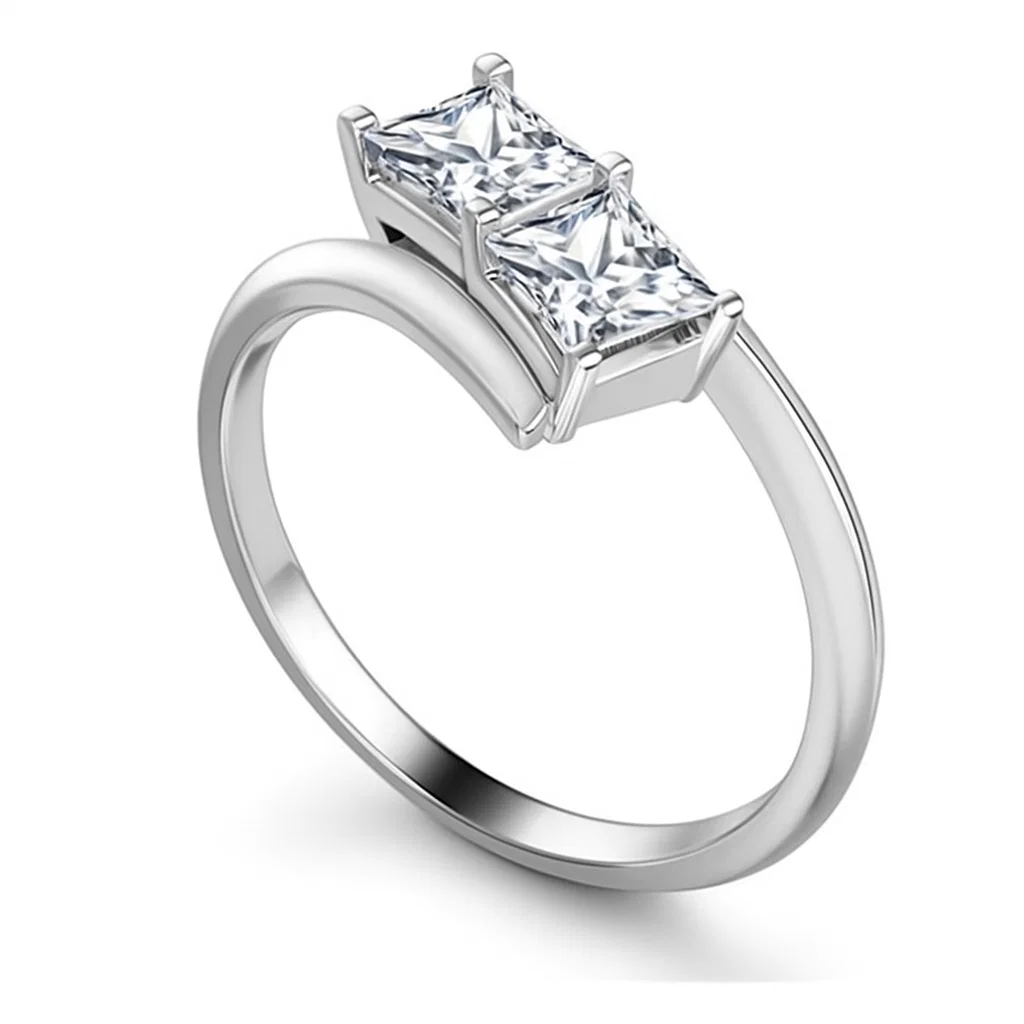 Litza Natural 4 Prong Diamond Ring