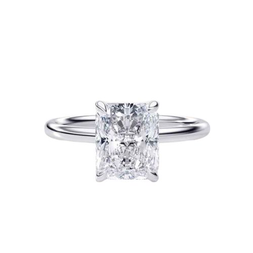 Andrinala Lab Grown Diamond 4 Prong Classic Solitaire Engagement Ring