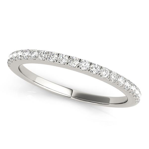 0.16 Ct Lab-Created Diamond Round Cut Anastasia Half Eternity in Silver 925