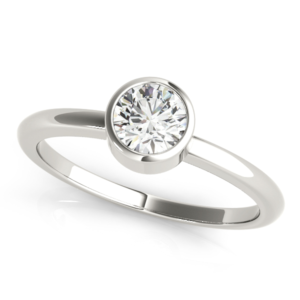 Esme Bezel Set Classic Solitaire Diamond Ring