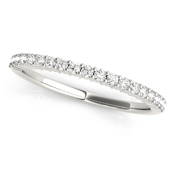 0.2 Ct Lab-Created Diamond Round Cut Philippa  Half Eternity in Silver 925