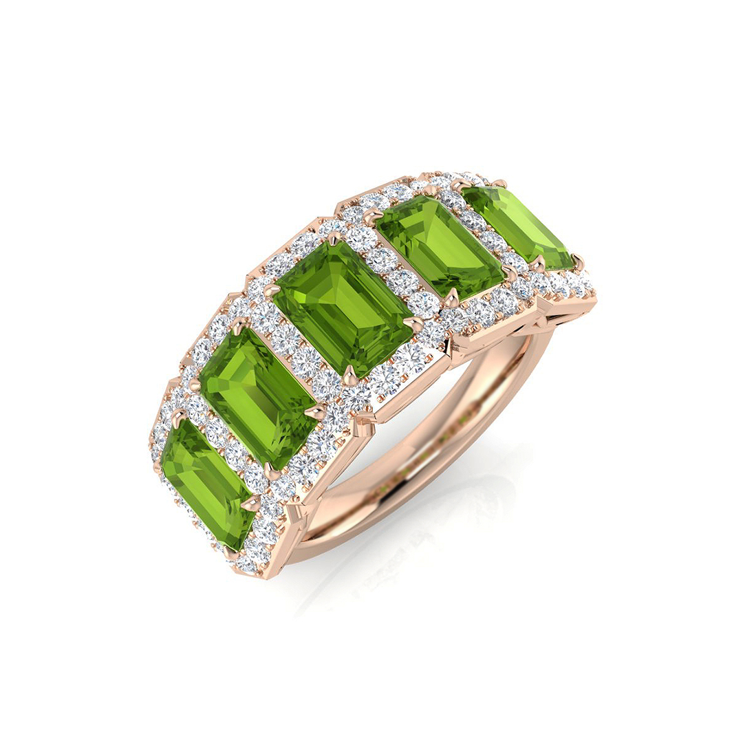 SunshineDiamonds Delicate &amp; Pendants Diamond Rings in 9K Rose