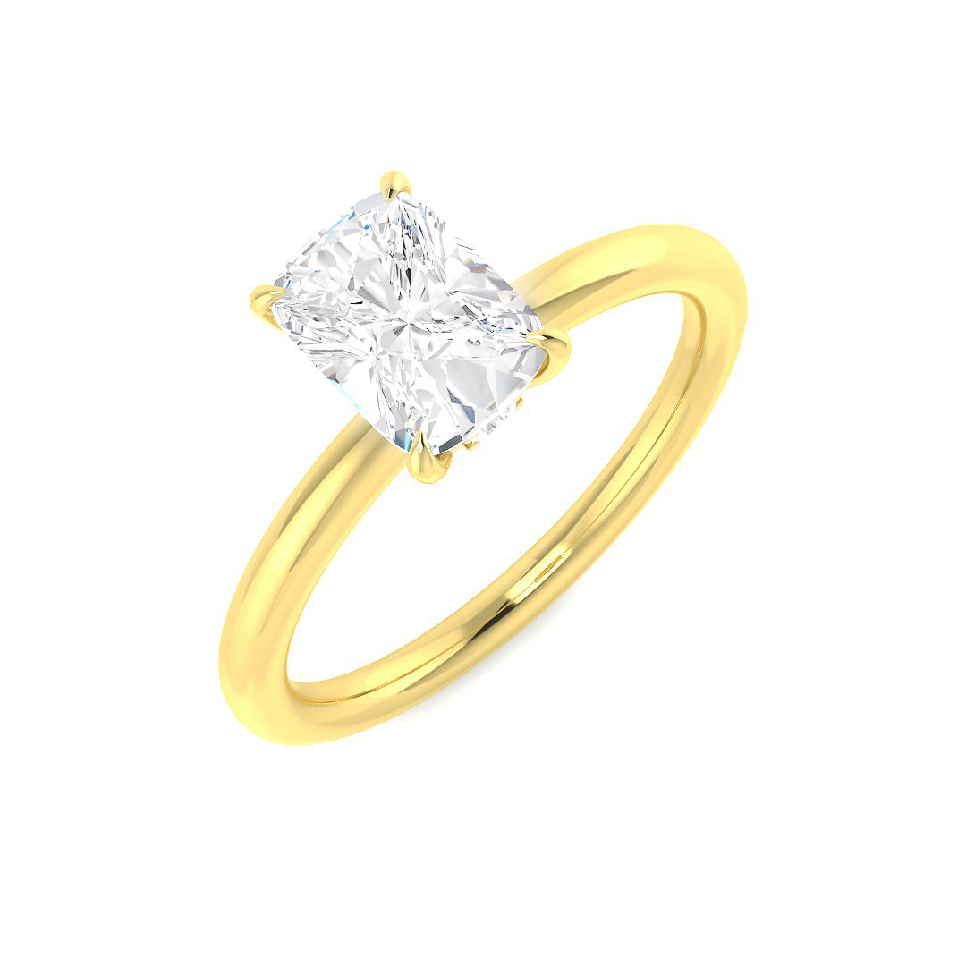 Zenovia Lab Grown 4 Prong Setting Diamond Ring