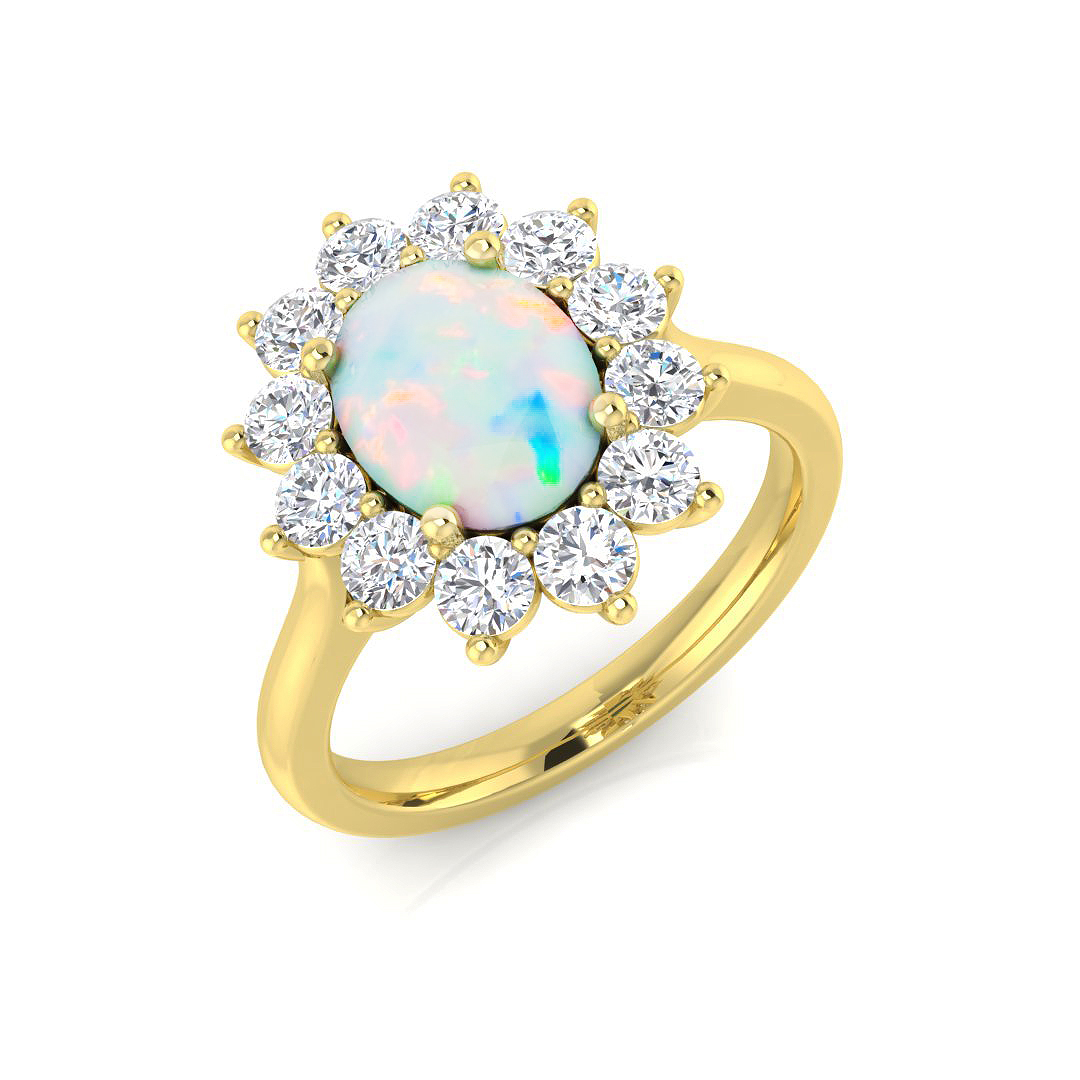 Estina Opal Prong set 