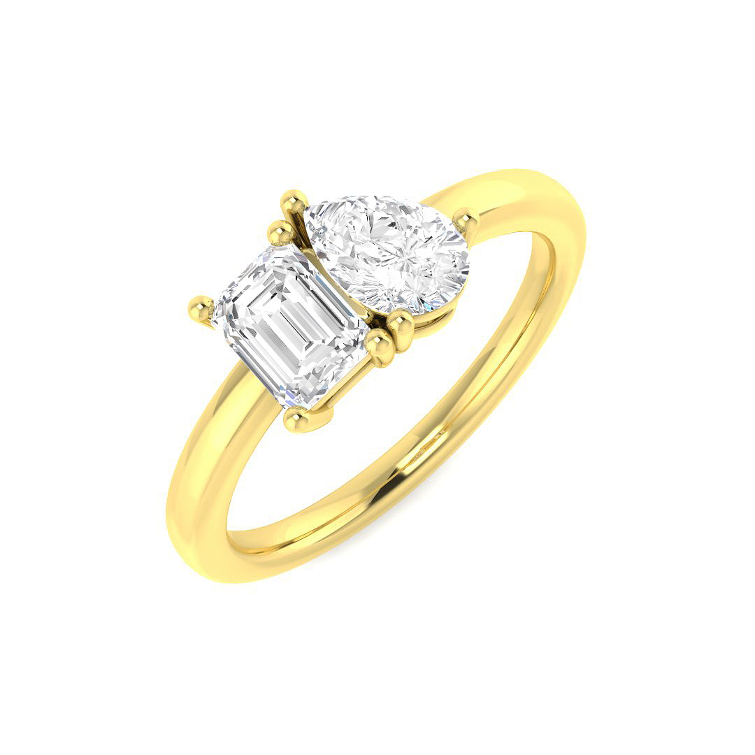 Veila Lab-Created Prong Set Diamond Ring