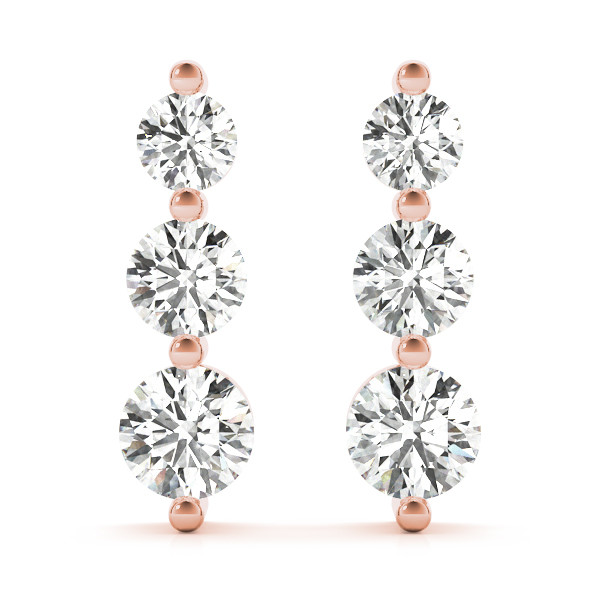 Fhyllis Natural  Diamond Earrings