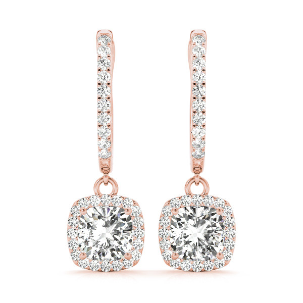 Alitza Natural 4 Prong Diamond Earrings