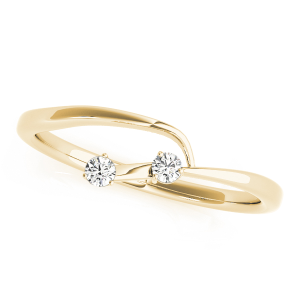 Xandra Natural Diamond Yellow Gold Prong Setting Women's Wedding Ring