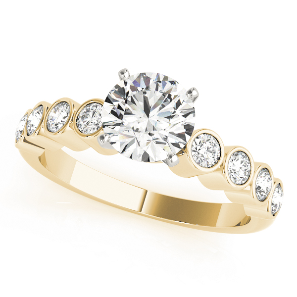 0.2 Ct Lab-Created Diamond Round Cut Adlinah  Halo Engagement Rings in Silver 925
