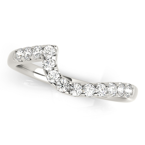 Xion Lab Grown Diamond White Gold Pave Setting Women's Wedding Ring