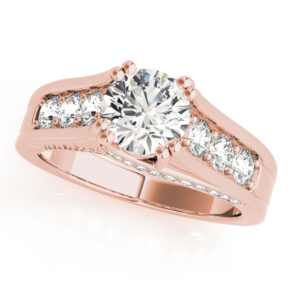 Zoelle Lab-Created Double Prong Setting Diamond Ring
