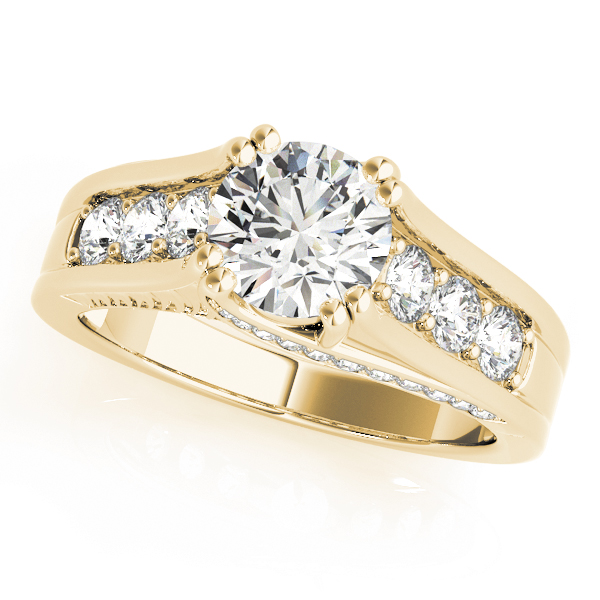 Zoelle Lab-Created Double Prong Setting Diamond Ring