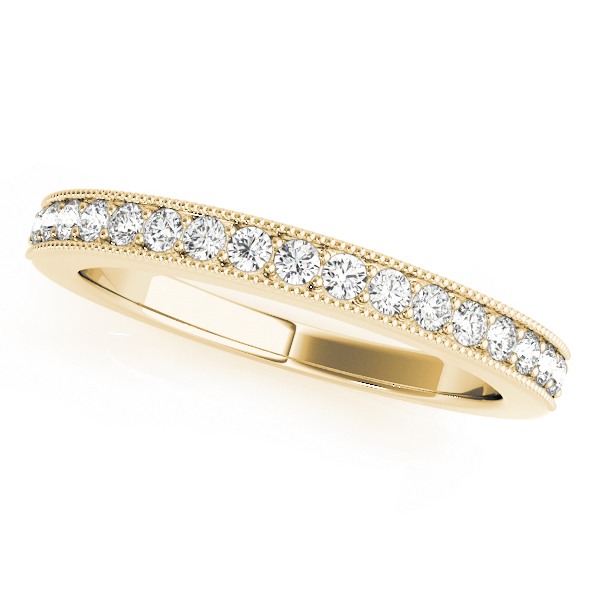 Karolinyo Lab Grown Yellow Gold Pave set  Diamond Ring