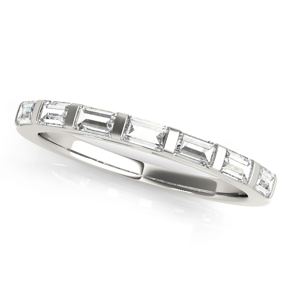 Adlin Natural Baguette cut Bar set  Diamond Ring