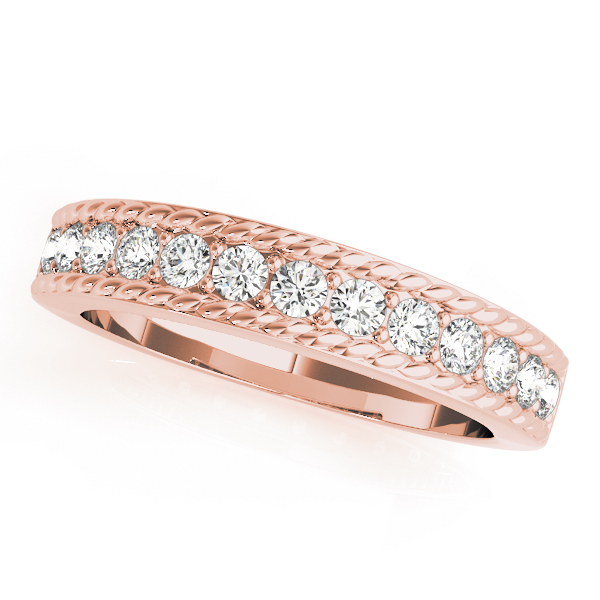Carmen Lab Grown Rose Gold Prong set  Diamond Ring