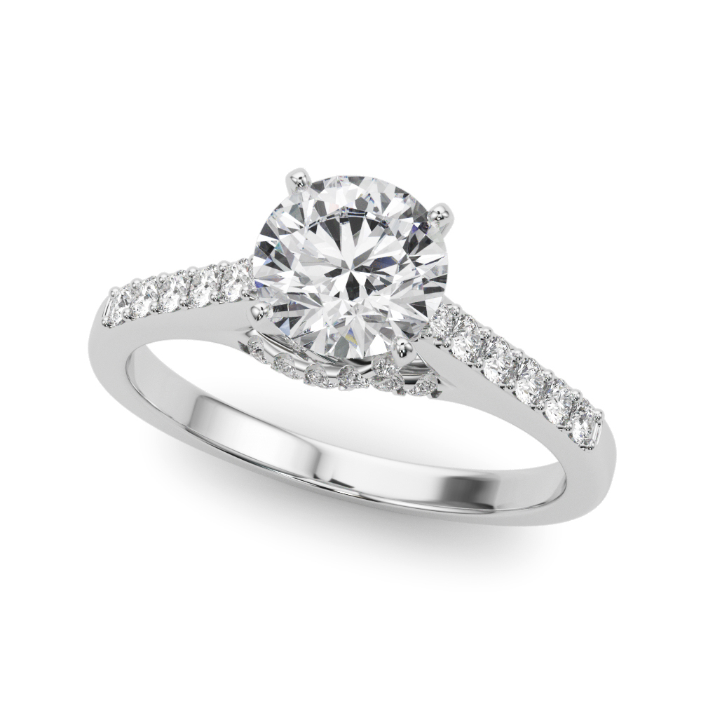 Zaylan Lab-Created 4 Prong Setting Diamond Ring