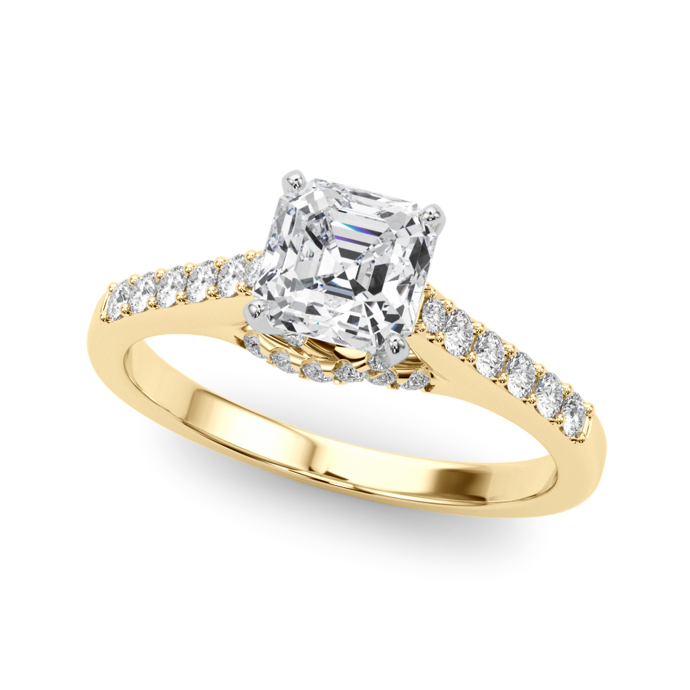 Zaven Lab-Created 4 Prong Setting Diamond Ring