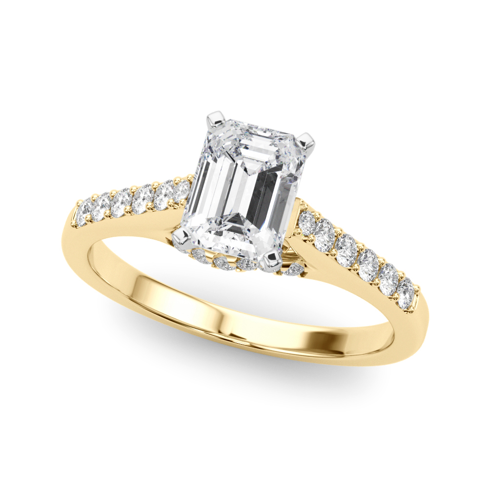 Zanyah Lab-Created 4 Prong Setting Diamond Ring