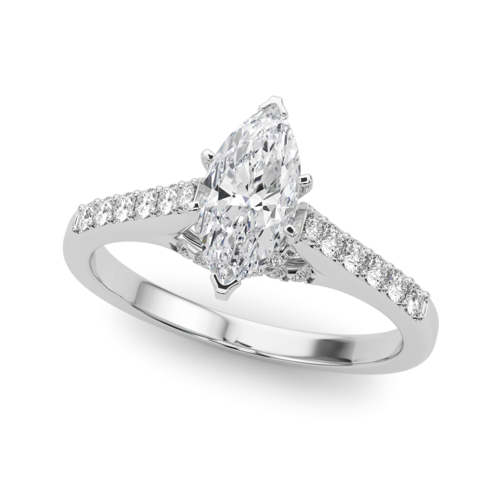 Zebadiah Lab-Created 6 Prong Setting Diamond Ring