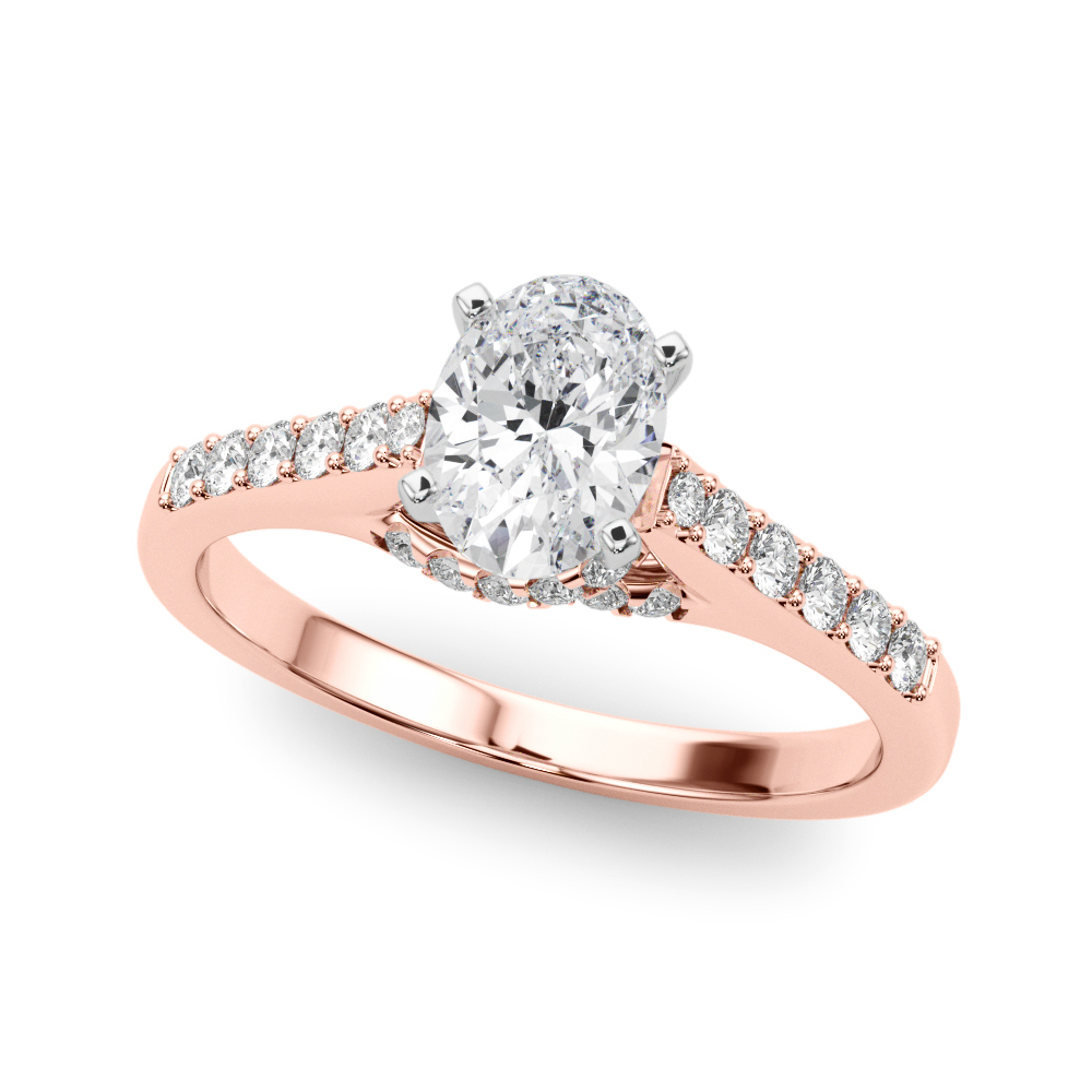 Zianna Lab-Created 4 Prong Setting Diamond Ring