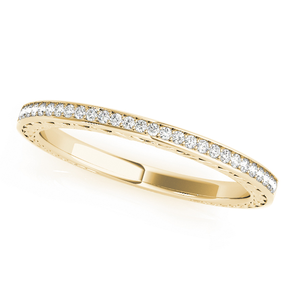 Birgitta Lab Grown Yellow Gold Pave set  Diamond Ring