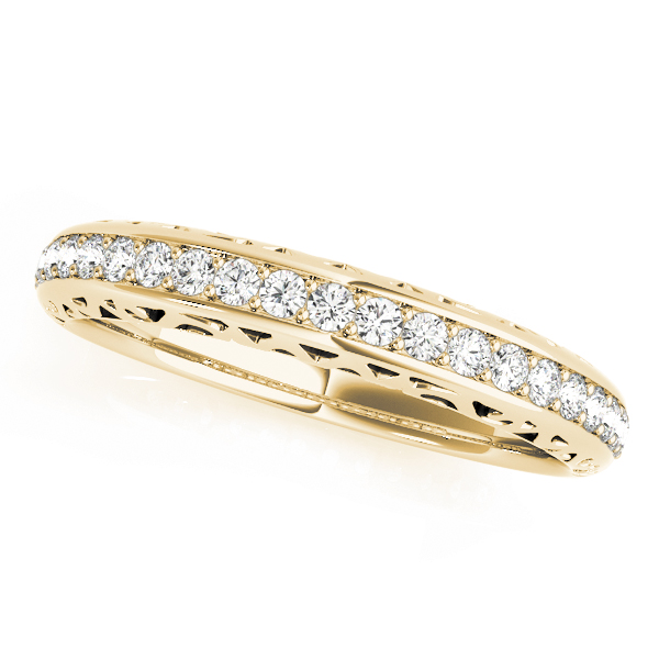 Alfredya Lab Grown Yellow Gold Shared prong  Diamond Ring
