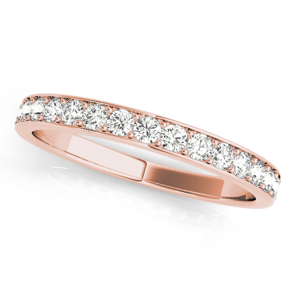 Chelsya Lab Grown Rose Gold Pave set  Diamond Ring