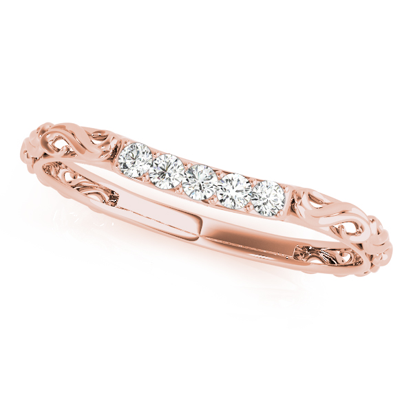 Elorina Lab Grown Rose Gold Shared Prong Set Cluster Diamond Ring
