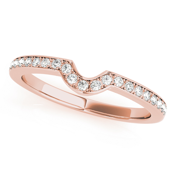 Xilonen Natural Diamond Rose Gold Pave Setting Women's Wedding Ring