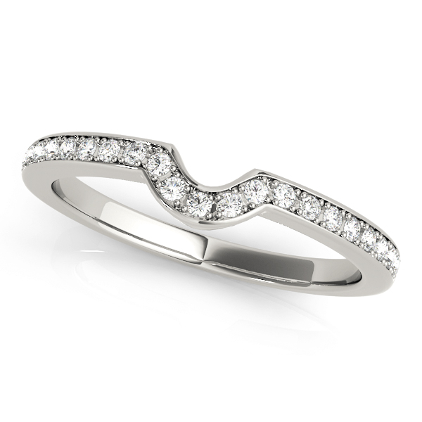Xilonen Natural Diamond White Gold Pave Setting Women's Wedding Ring