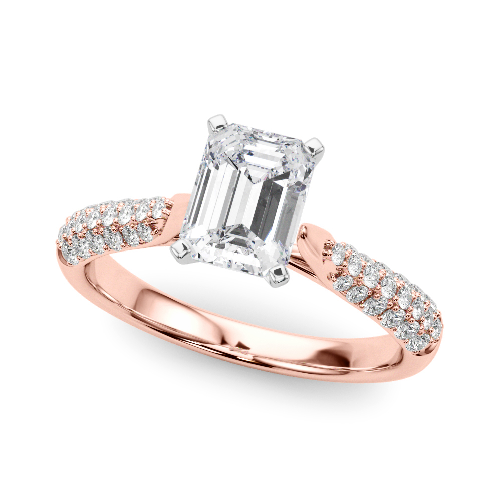 Zaiya Lab-Created 4 Prong Setting Diamond Ring