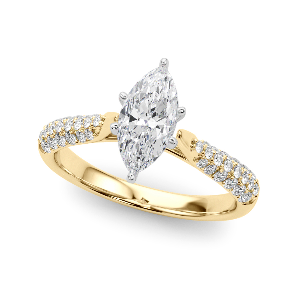 Zaelyn Lab-Created 4 Prong Setting Diamond Ring