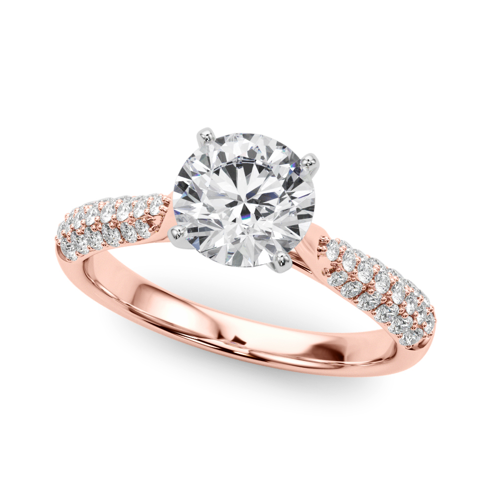 Zavien Lab-Created 4 Prong Setting Diamond Ring