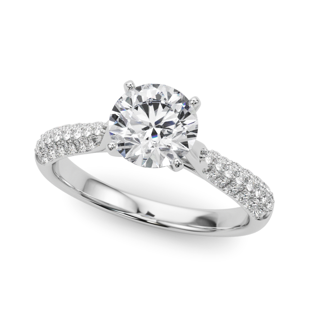 Zavien Lab-Created 4 Prong Setting Diamond Ring